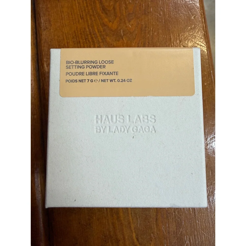 Haus Labs by Lady Gaga Bio-Blurring Loose Setting Powder Golden 0.24oz New Box